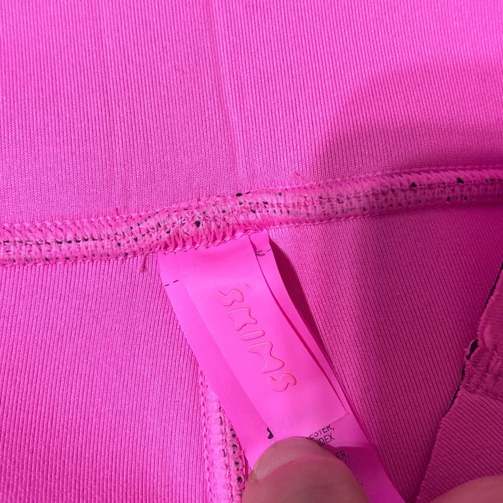 NWT Skims Sport Swim Pants Taffy Pink Neoprene High Rise Scuba Leggings Large